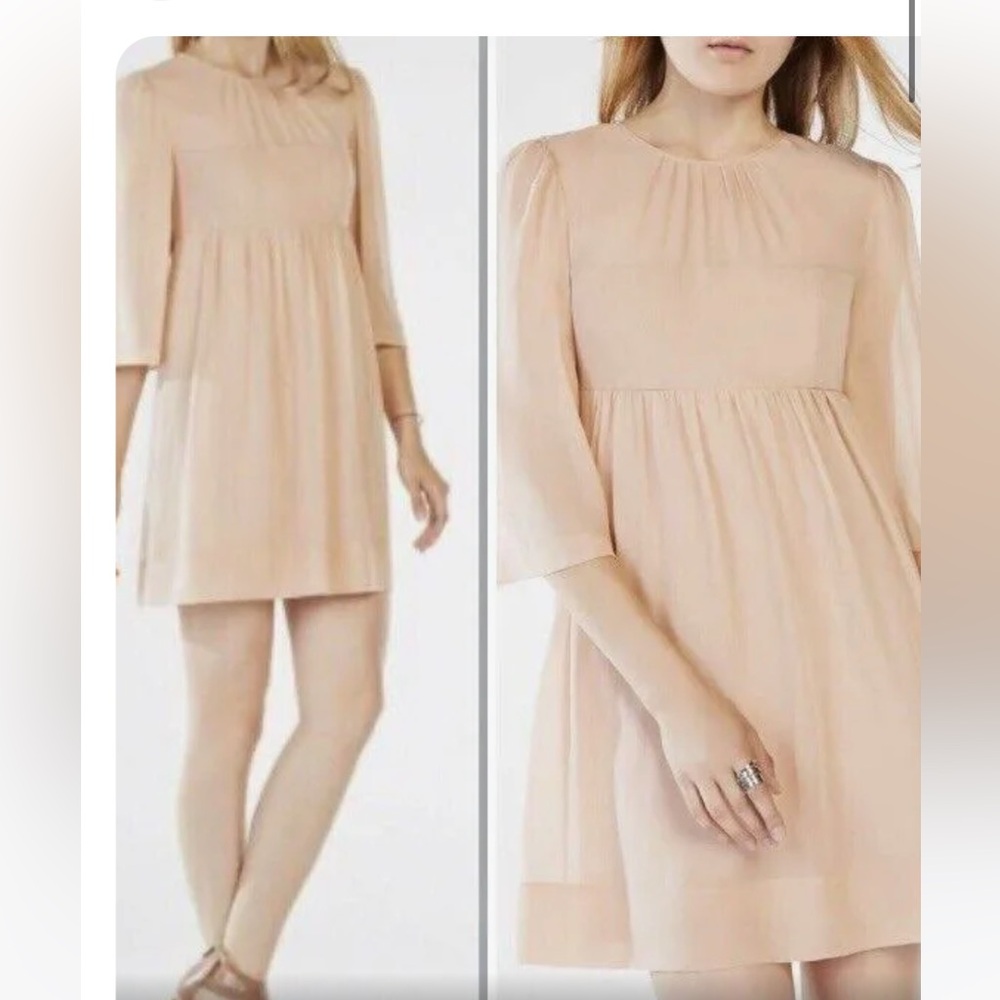 NWT BCBGMaxAzria Antique Rose “Morgan” Dress L